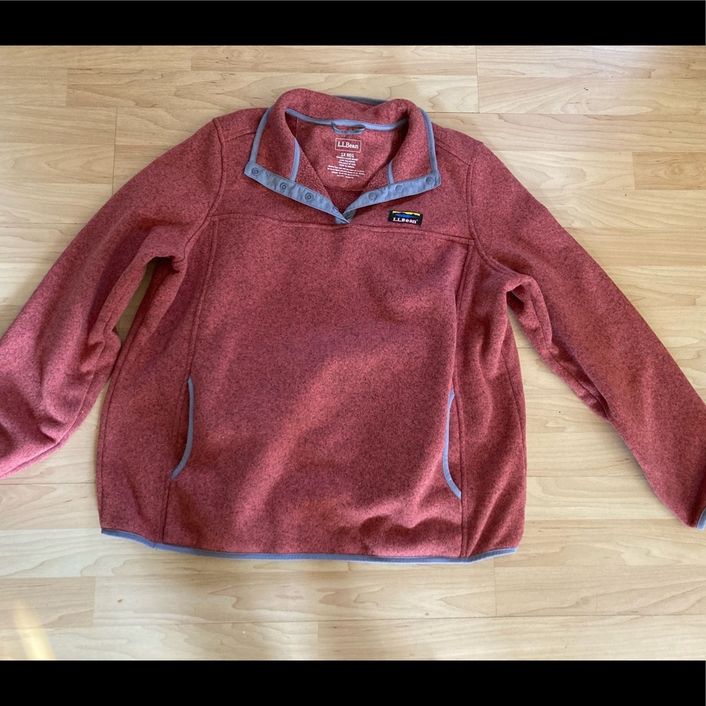 LL BEAN Fleece Pullover